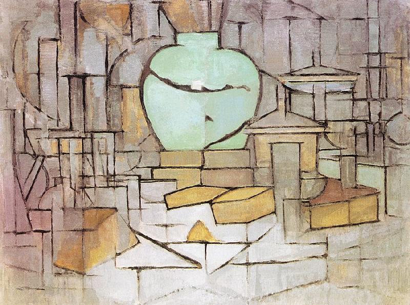 Piet Mondrian Still Life with Gingerpot II oil painting image